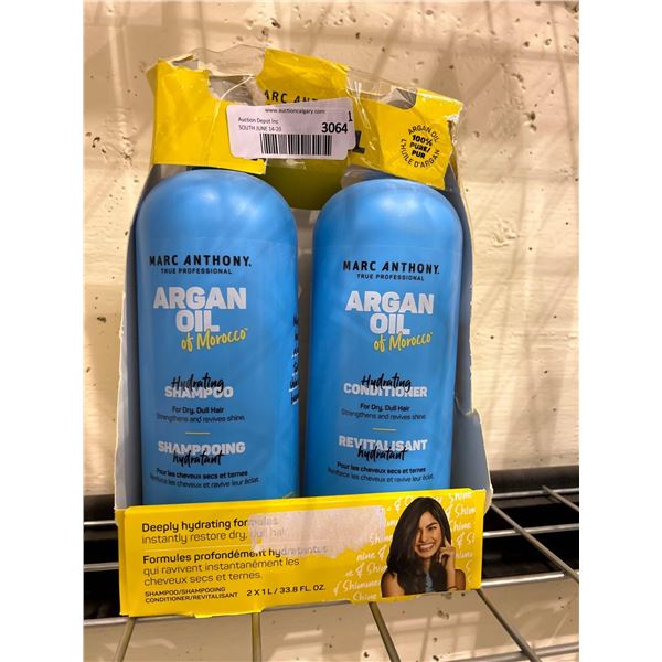 Marc Anthony Argan oil hydrating shampoo and conditioner