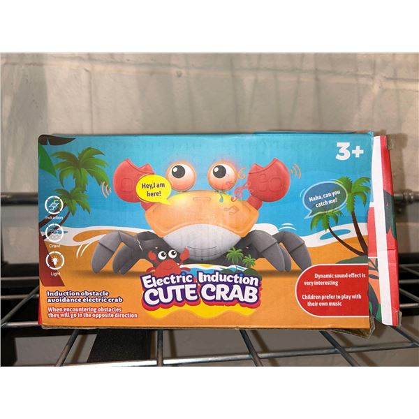 Electric induction cute crab, singing and dancing crab