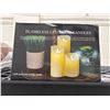 Image 1 : Flameless LED mood candles, pack of 3