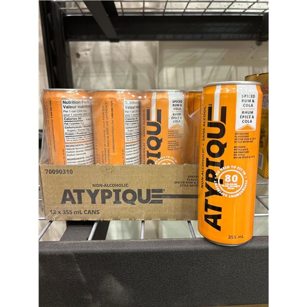 Atypique Non-Alcoholic Spiced Rum & Cola 12 x 355ml