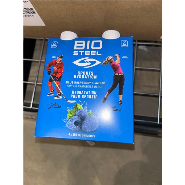 Bio Steel Sports Hydration Blue Raspberry 4 x 500ml
