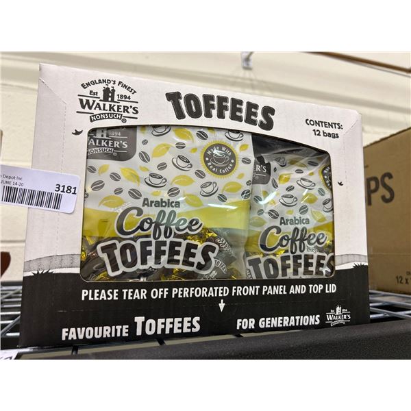 England's Finest Coffee Toffees 12 Bags