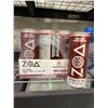 Image 1 : ZOA Cherry Limeade Energy Drink 12 x 355ml