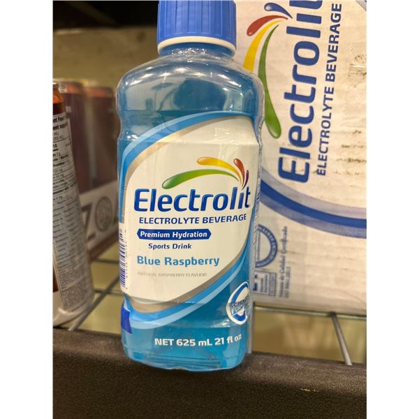 Electrolit Premium Hydration Blue Raspberry 12 x 625ml
