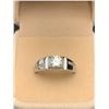 Image 1 : 1.00 CT GRA CERTIFIED VVS D IN COLOR MOISSANITE SET IN CENTER OF RING WITH 6 ROUND CUT CUBIC ZIRCONI