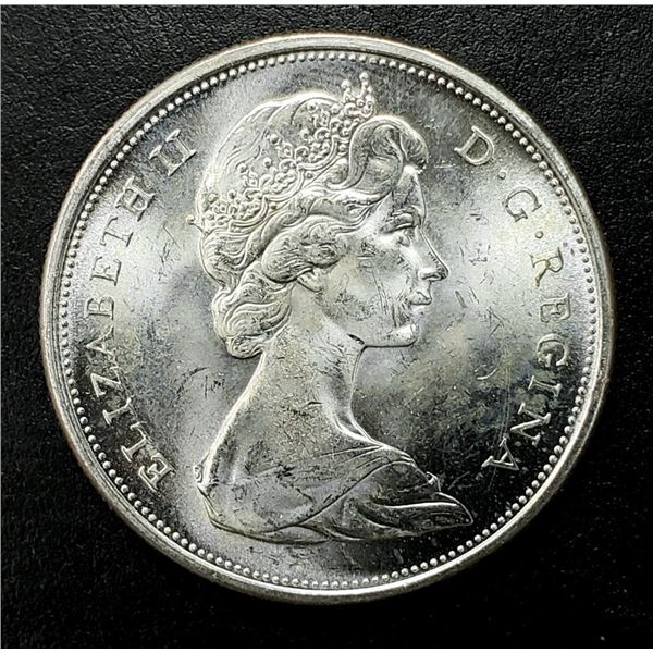 Canada 1965 Silver 11.5G Canadian 50Cent Coin