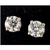 Image 1 : 14K White Gold Diamond 0.5Ct Earrings, Suggested Retail Value $1600
