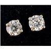 Image 2 : 14K White Gold Diamond 0.5Ct Earrings, Suggested Retail Value $1600