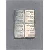Image 1 : Valcambi Suisse 1g .999 Pure Silver Wafer Bars LOT of 4