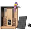 Image 1 : Netvue Birdfy Upgraded Bird Feeder Camera, Bamboo Outdoor Bird House with Solar Panel, Bird Watching