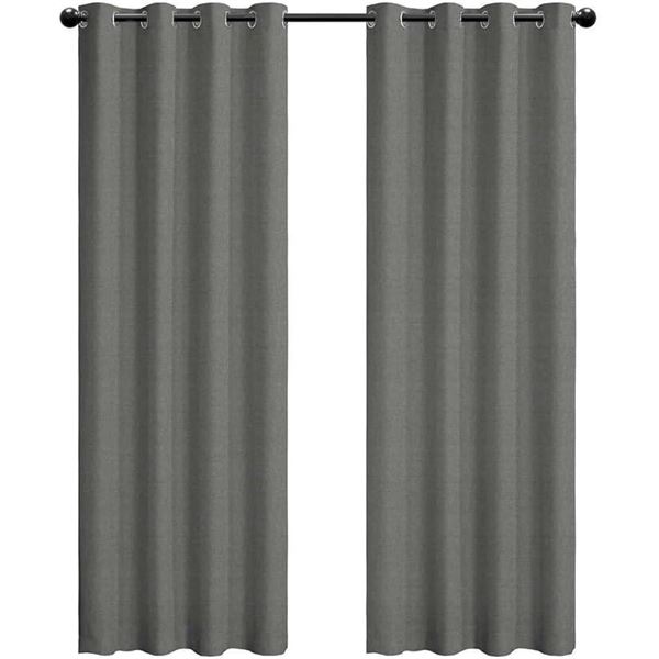 Sun Blk Total Blackout 2 Piece Curtain Panels