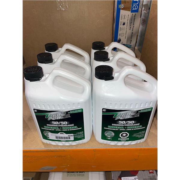 Turbo Power 50/50 Premixed Universal Antifreeze/Coolant 6 x 1.89L