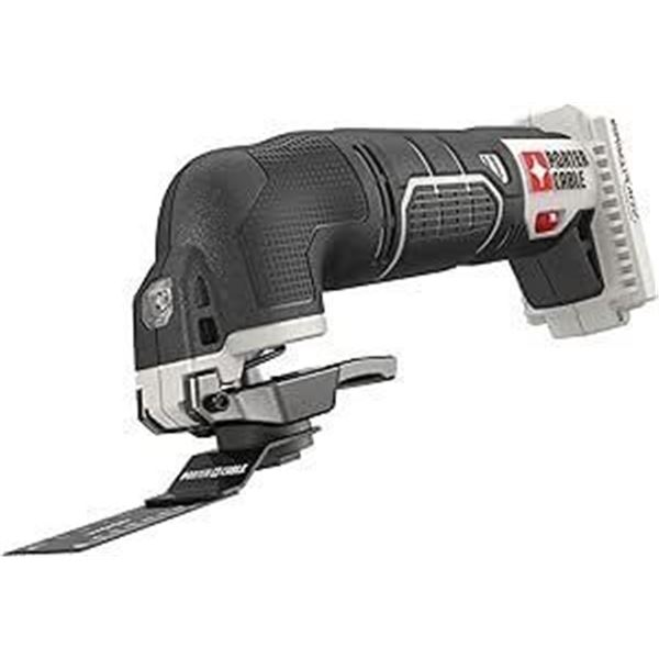 PORTER-CABLE 20V MAX* Oscillating Tool with 11-Piece Accessories, Tool Only (PCC710B)