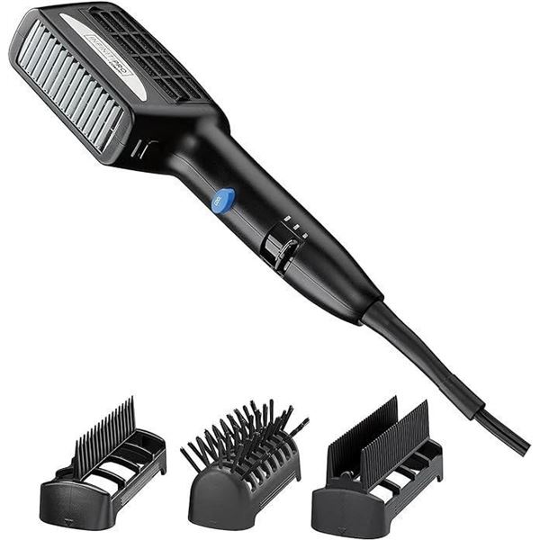 Conair 1875 Watt 3-in-1 Ceramic Dryer & Styler with 3 Attachments (SD9C), Black