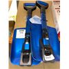 Image 3 : Folding Sport Utility Shovel - Blue - Collapsible Design - Perfect for Camping and Other Outdoor Act