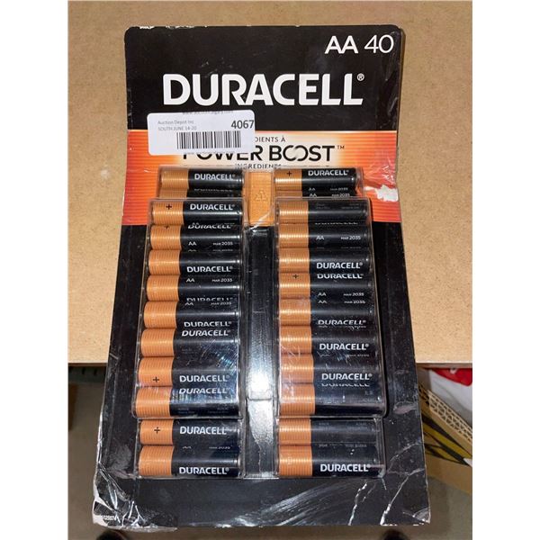 Duracell AA 40 Power Boost Batteries
