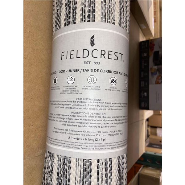 Field Crest Non-Skid Floor Runner 2ft x 7ft Long