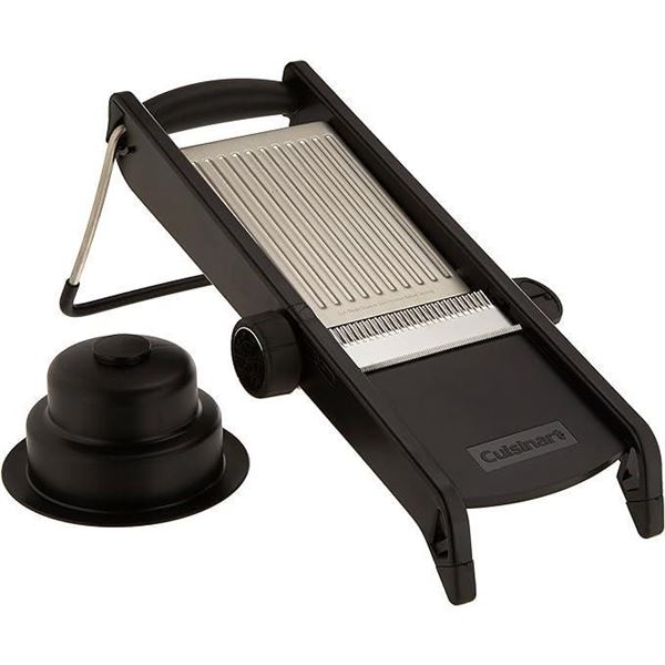 Cuisinart Mandoline Slicer,Black, 15.4" x 6.7" x 2.2"