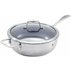 Image 1 : Henckels Real Clad Stainless Steel Non-Stick Perfect Pan with Lid 4.3Qt