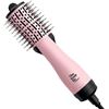Image 1 : The Knot Dr BC114C All-in-One Mini Oval Dryer Brush. Dry and Style For All Hair Types, Pink