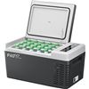 Image 1 : F40C4TMP Portable Refrigerator 24 Quart 12 Volt Freezer(-8℉~50℉) 18L Car Fridge wi