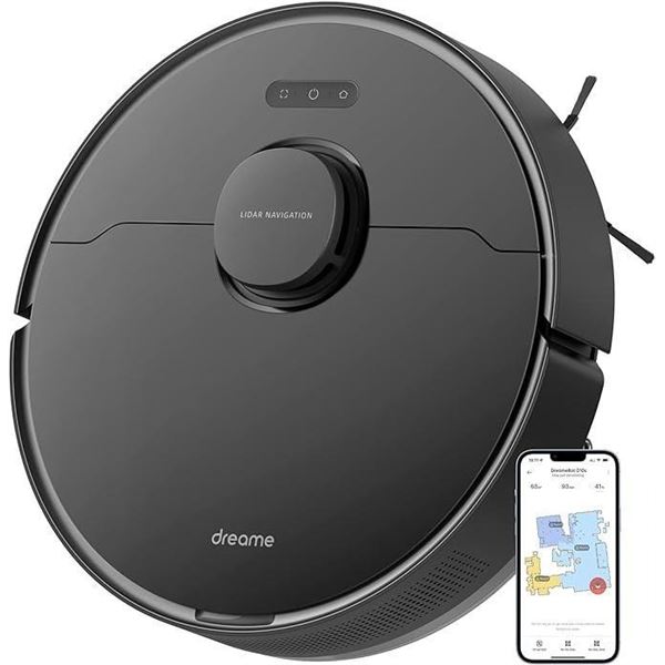 dreame D10s Pro Robot Vacuum and Mop Combo, Powerful 5000Pa Suction, AI-Powered Obstacle Recognition