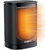 Image 1 : PARIS RHÔNE Space Heater, 1500W Electric Heater with 70° Oscillation 12H Timer 3 Modes, Thermostat T