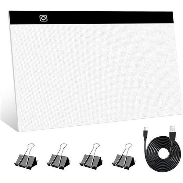 Light Board, A4 Tracing Light Box, Magnetic Light Pad, Light Table for Tracing, LED Light Drawing Bo