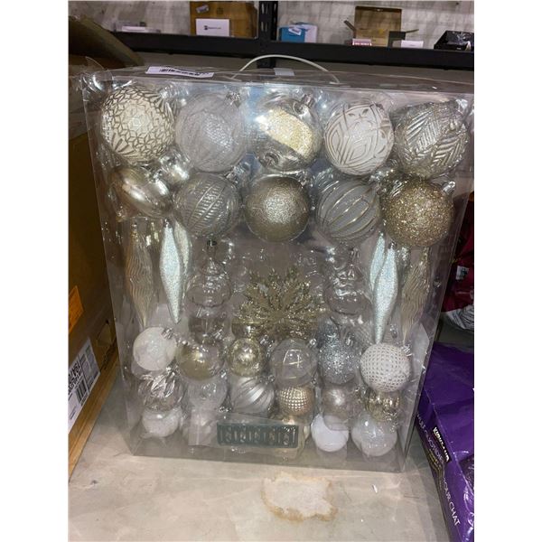 78 Piece Shatter-Resistant Christmas Ornaments