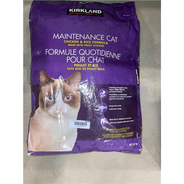 Kirkland Maintenance Cat Chicken & Rice Formula 20lbs