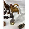 Image 2 : Assorted Wooden, Glass  & Ceramic Animal Decor