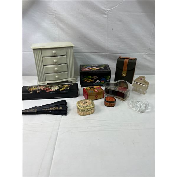 Assorted Jewellery Boxes