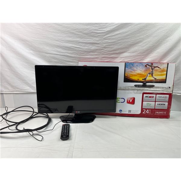 LG 24" Television. Model # 24LB4510 with Remote