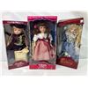 Image 1 : 3 Porcelain Dolls in Original Boxes