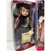 Image 2 : 3 Porcelain Dolls in Original Boxes