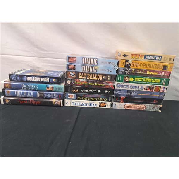 Assorted VHS Tapes