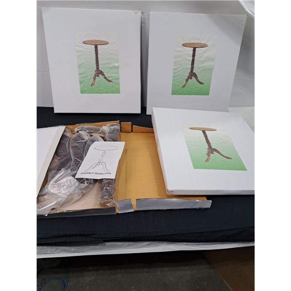 4 Cherry Side Tables in Box