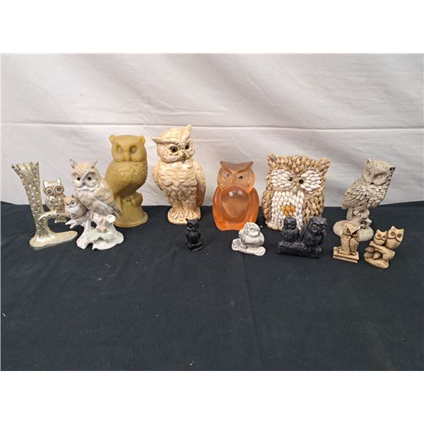 Assorted Owl Decor
