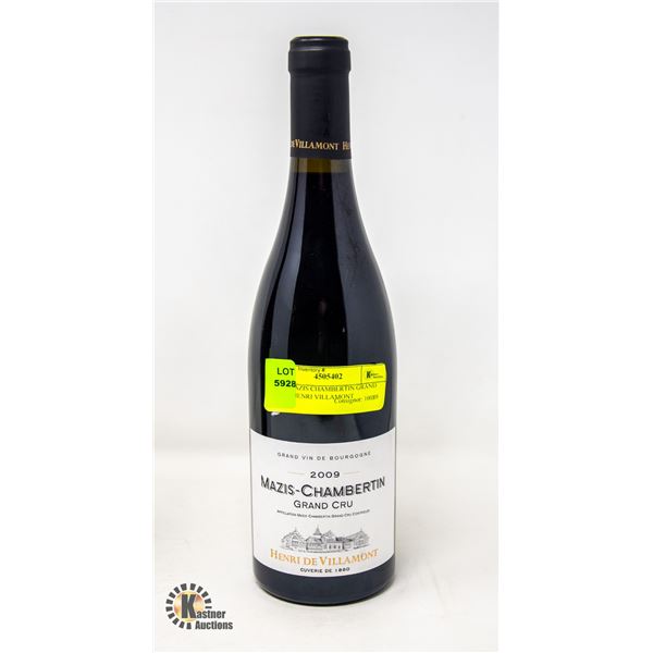 2009 MAZIS CHAMBERTIN GRAND CRU - HENRI VILLAMONT RETAIL $223