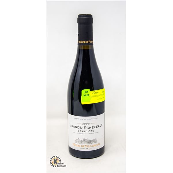 2009 GRANDS ECHEZEAUX - HENRI VILLAMONT RETAIL $401