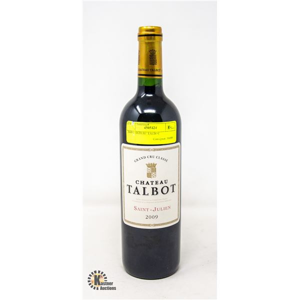 2009 CHATEAU TALBOT RETAIL $149