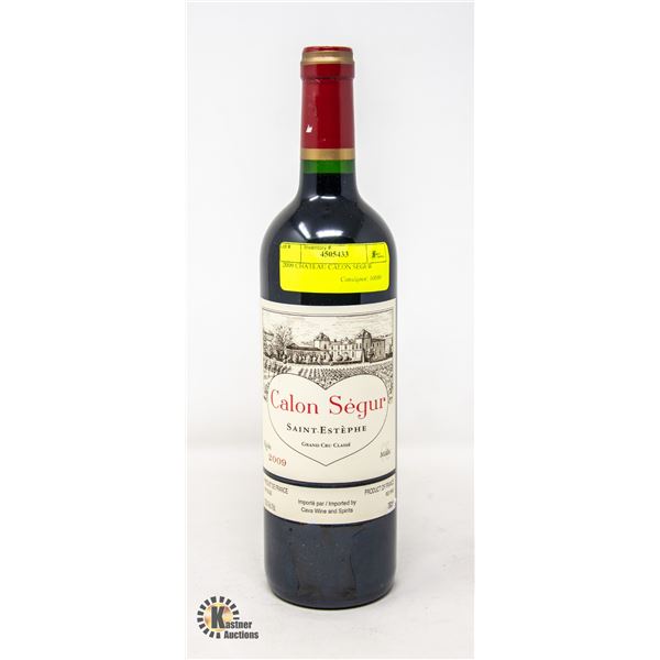 2009 CHATEAU CALON SEGUR RETAIL $260