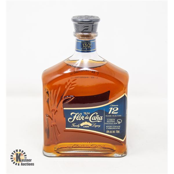FLOR DE CANA RUM 12 YEARS OLD 750MLS 40%