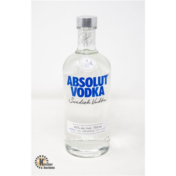 ABSOLUT VODKA 40% 750ML