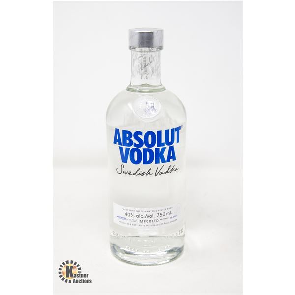 ABSOLUT VODKA 40% 750ML