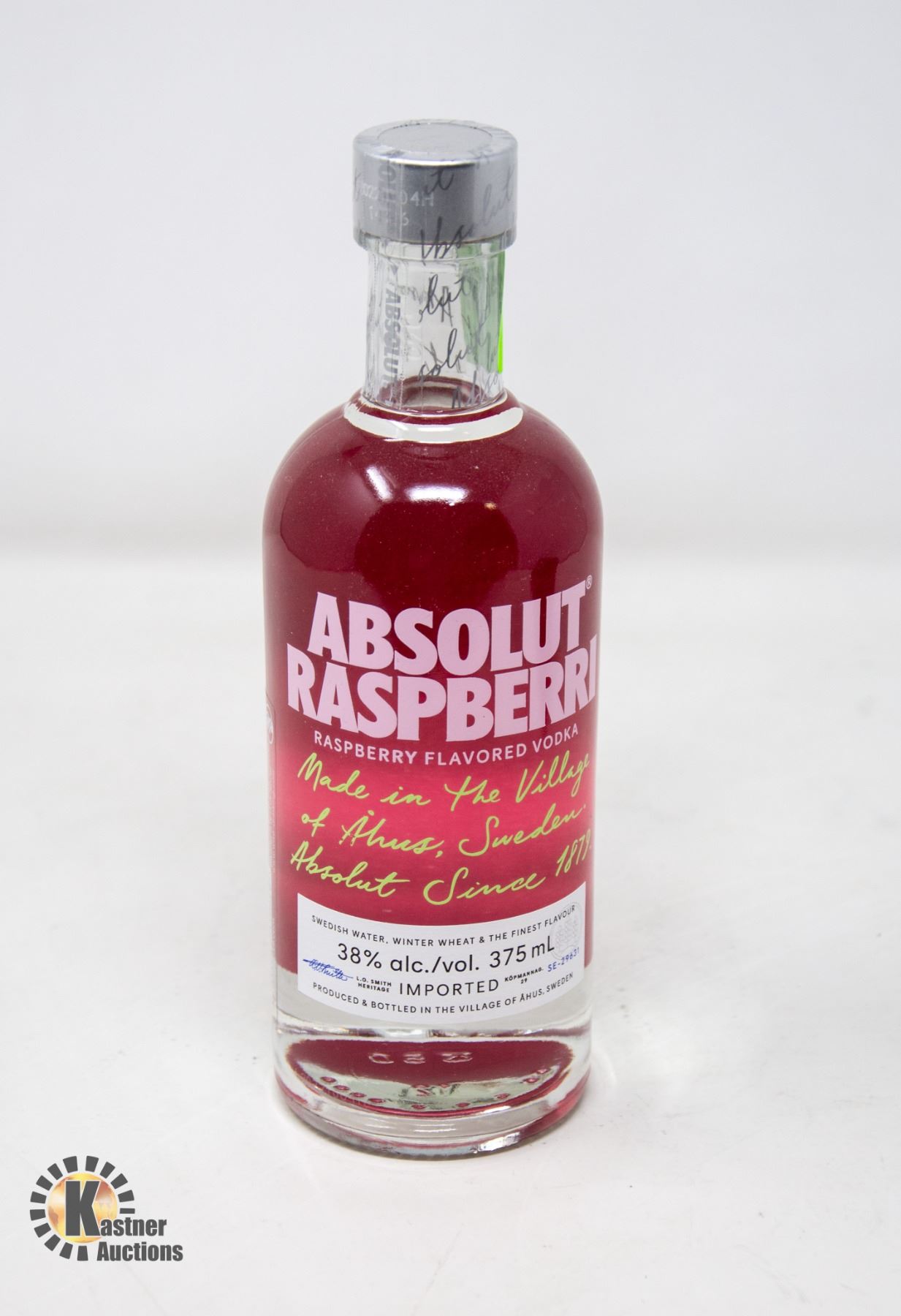Absoloute Vodka Raspberry ABSOLUT RASPBERRY VODKA 38% 375ML