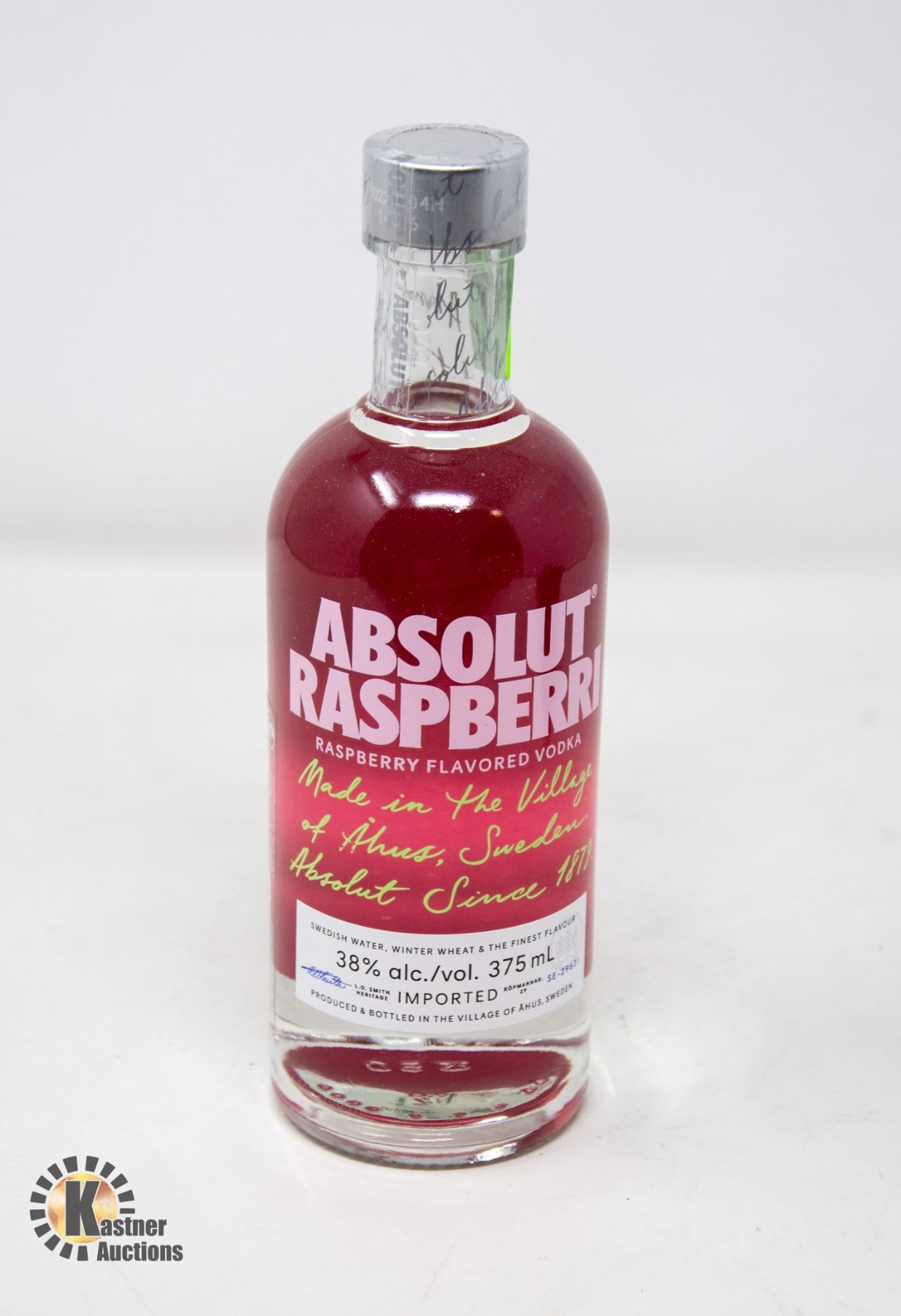 Absolute Glassy Raspberry ABSOLUT RASPBERRY VODKA 38% 375ML