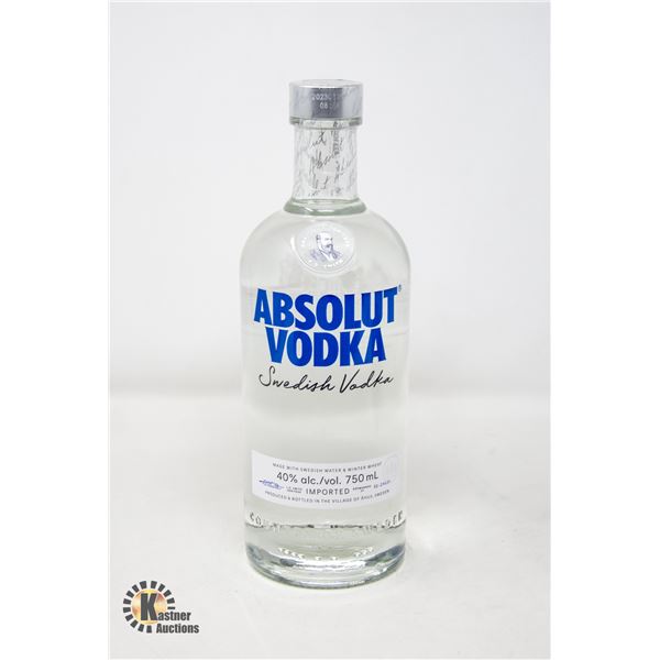 ABSOLUT VODKA 40% 750ML