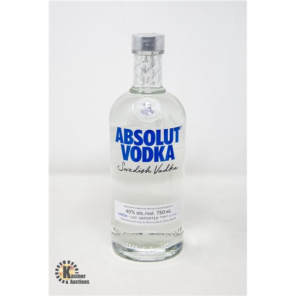 ABSOLUT VODKA 40% 750ML