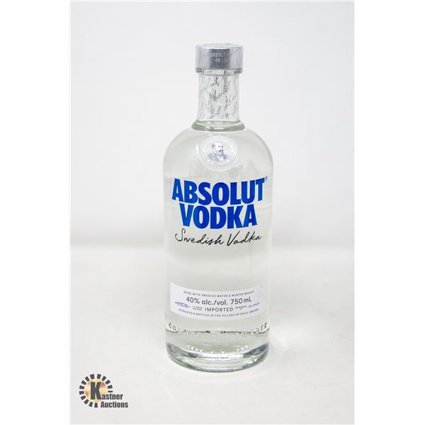 ABSOLUT VODKA 40% 750ML